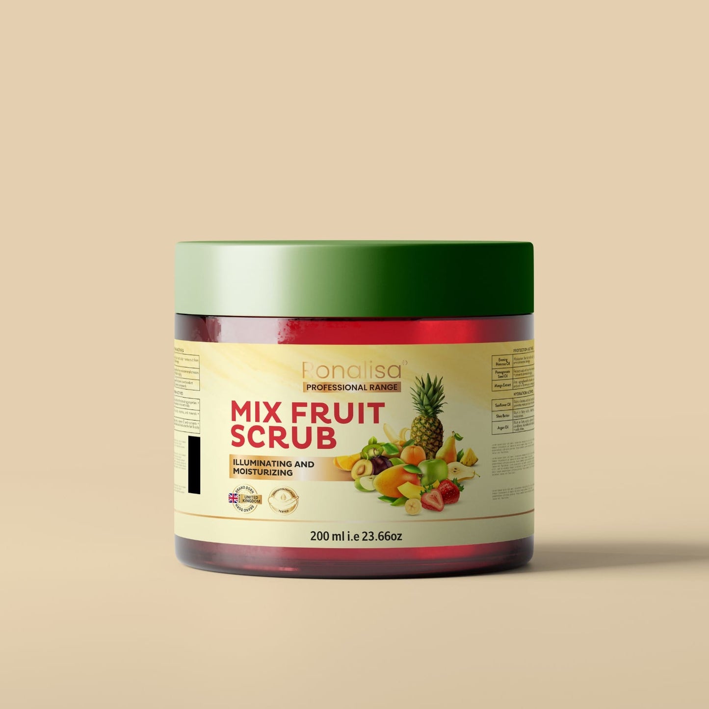 Mix Fruit Scrub - Illuminating And Moisturizing