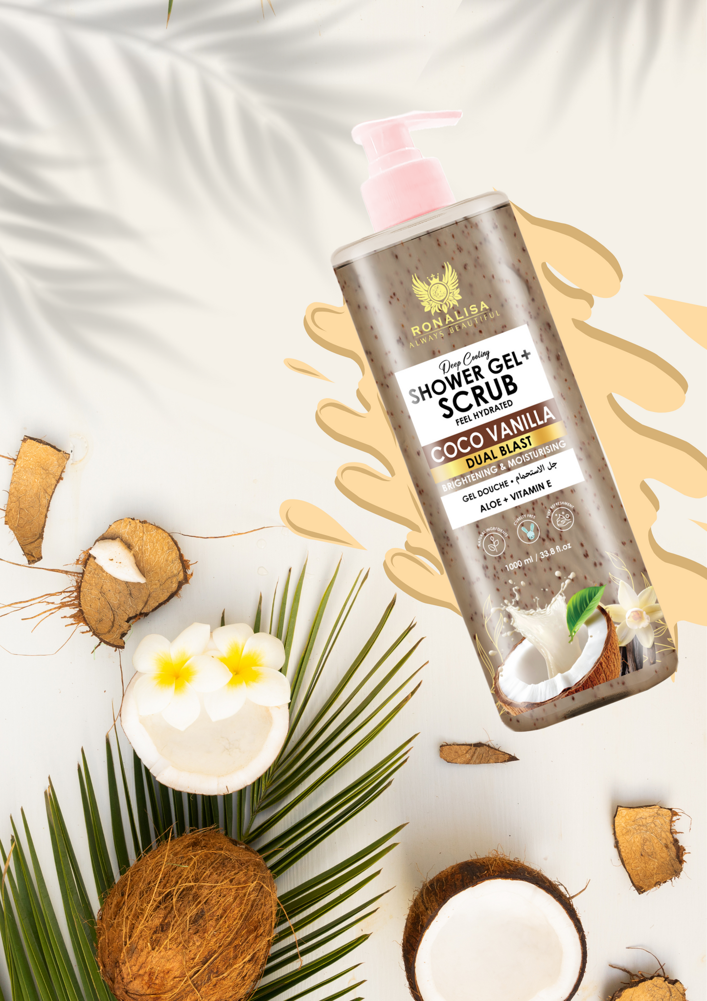 Shower Gel Scrub- Coco Vanilla