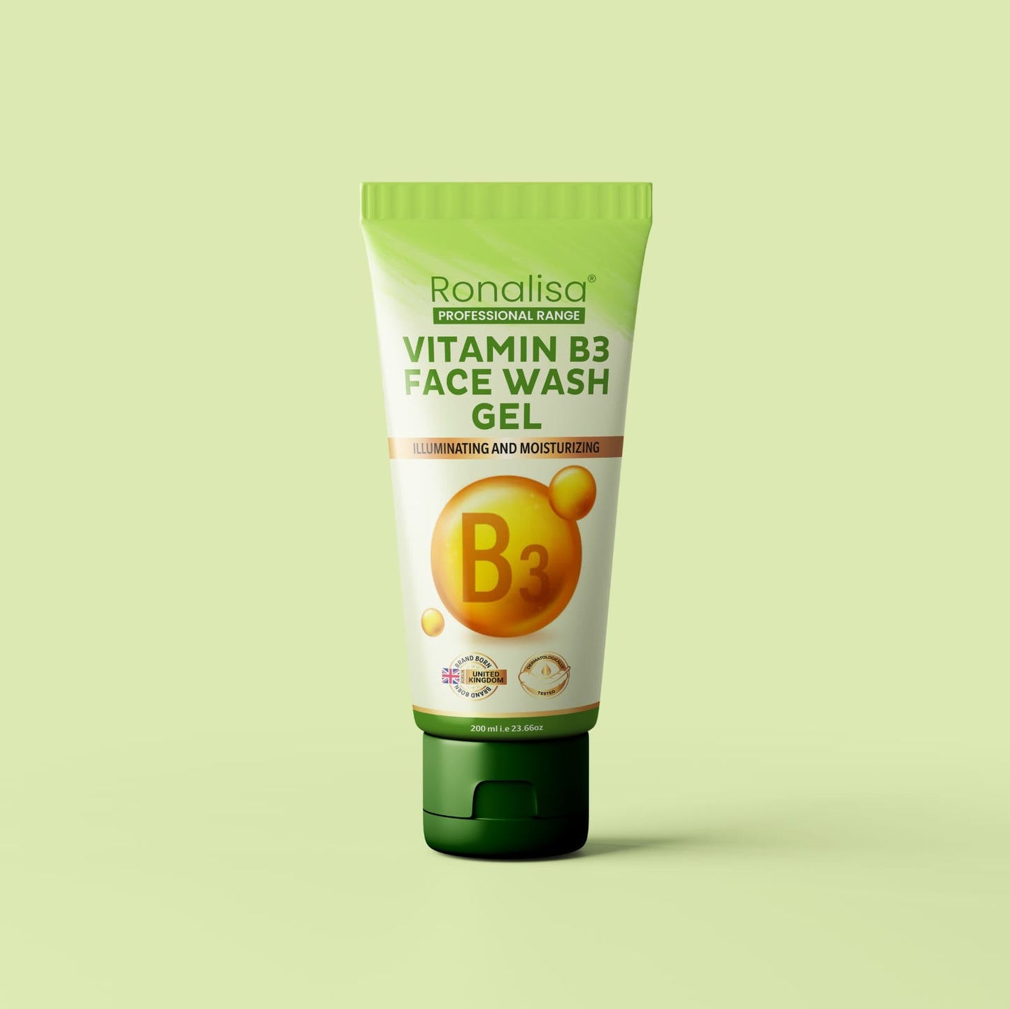 Vitamin B3 Face Wash Gel - Illuminating And Anti Aging