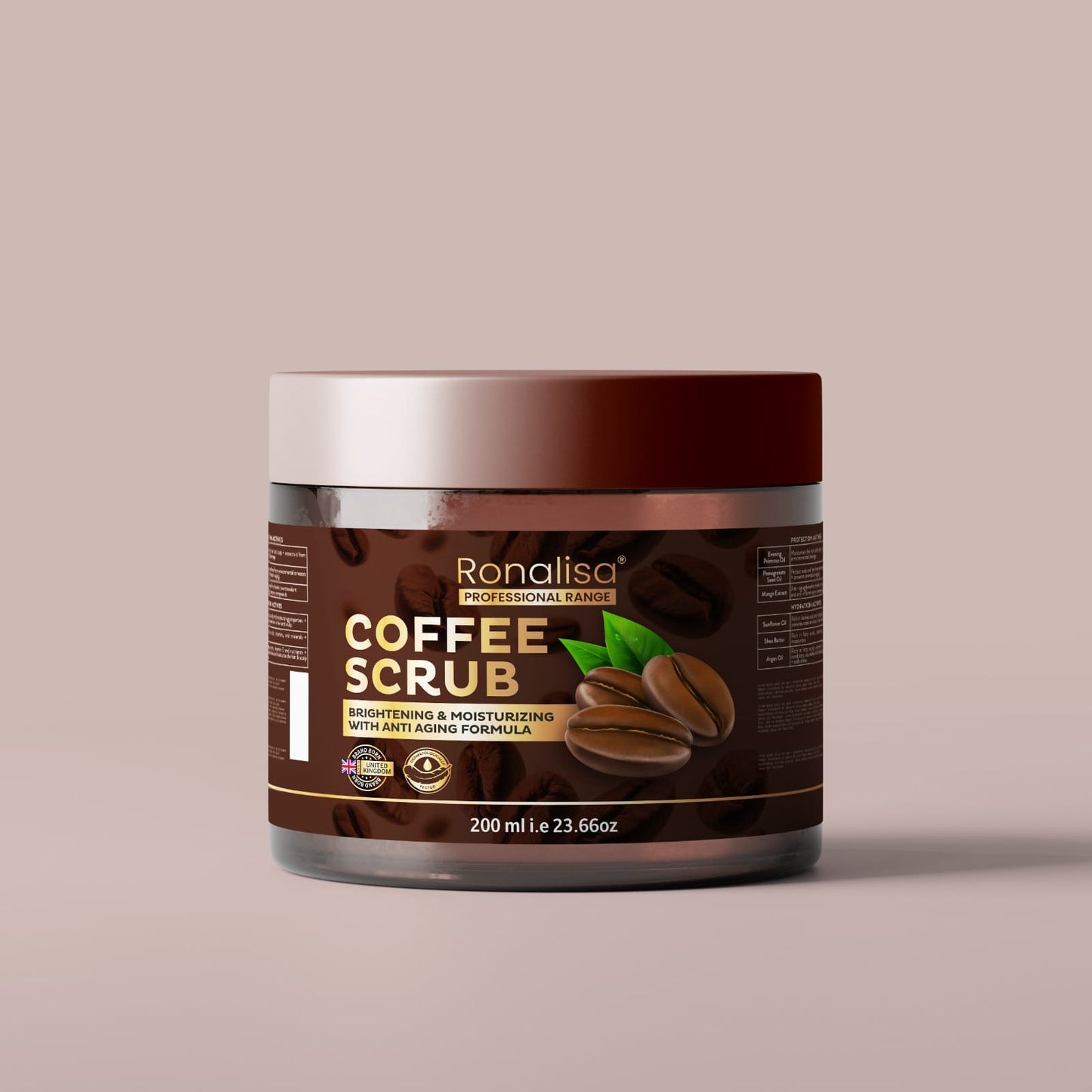 Coffee Scrub - Brightening & Moisturizing With Anti-Aging Formula