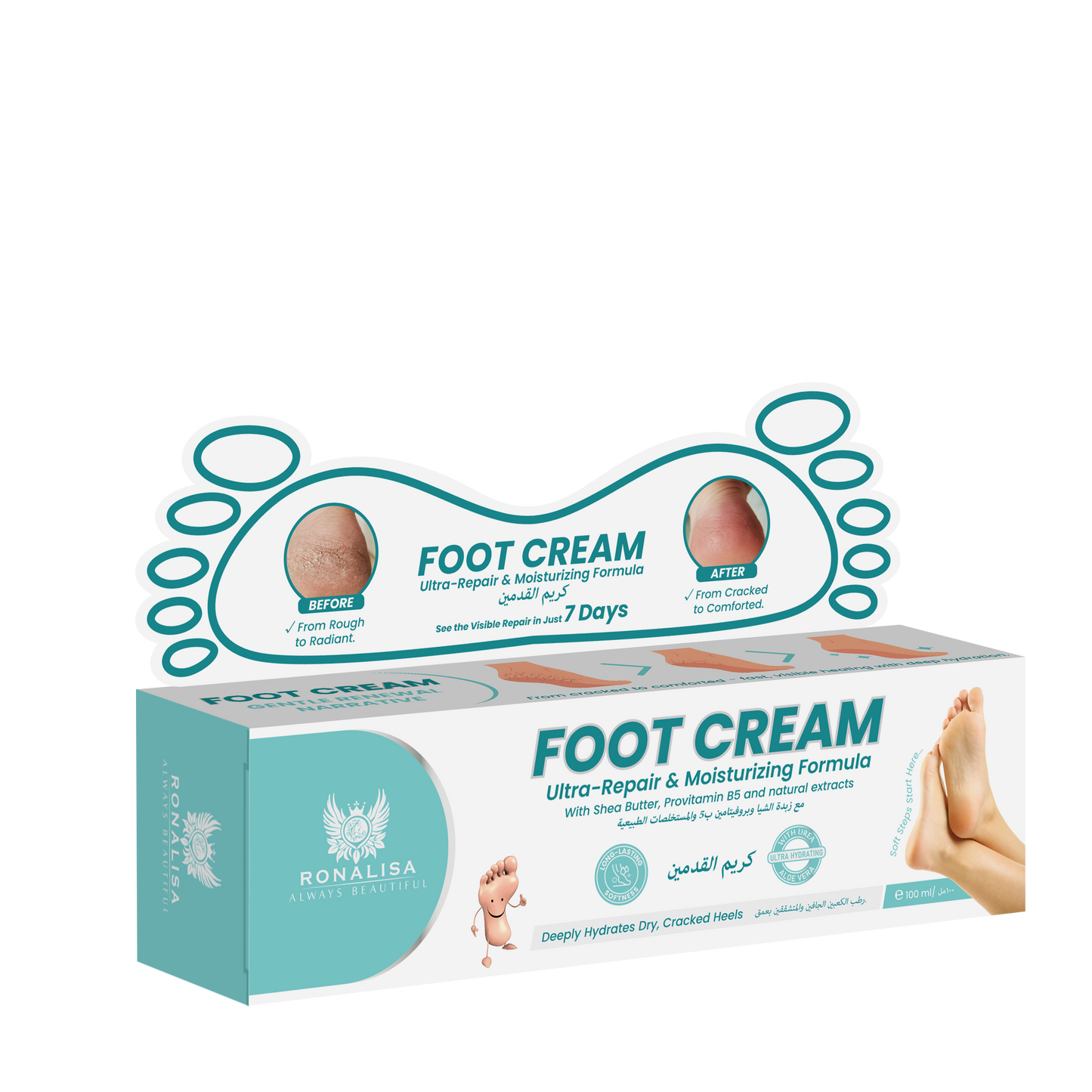 Ronalisa Foot Repair Cream for cracked heels and dry feet