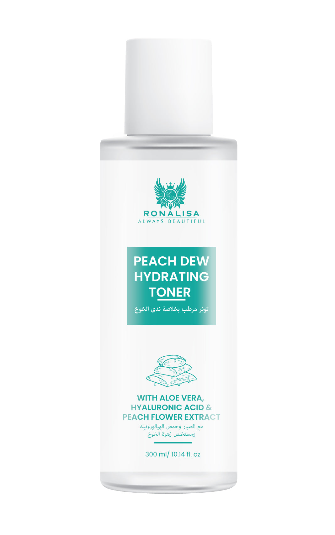 Ronalisa Peach Dew Hydrating Toner product bottle
