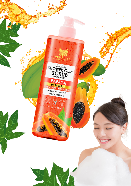 Shower Gel Scrub-Papaya