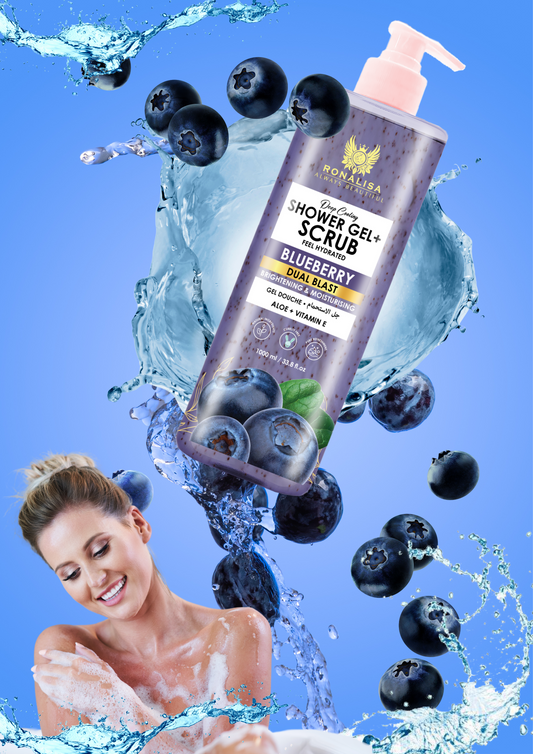 Shower Gel Scrub- Blueberry