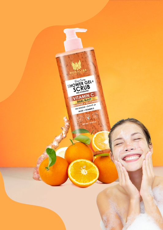 Shower Gel Scrub-Vitamin C