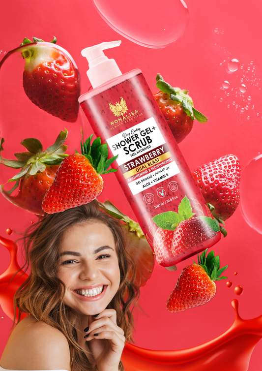 Shower Gel Scrub-Strawberry